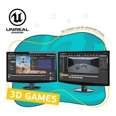 Unreal Engine 4. Игровой движок - КИБЕРшкола программирования для детей, компьютерные курсы для школьников, начинающих и подростков - KIBERone г. Ейск