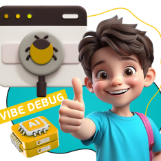 Тестирование & Vibe Debug. Охотники за багами - КИБЕРшкола программирования для детей, компьютерные курсы для школьников, начинающих и подростков - KIBERone г. Ейск