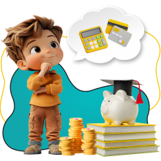 Финансовый интеллект вместе KIBERone - КИБЕРшкола программирования для детей, компьютерные курсы для школьников, начинающих и подростков - KIBERone г. Ейск