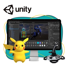 Мир игр на Unity 2D на популярном движке + AI-помощники - КИБЕРшкола программирования для детей, компьютерные курсы для школьников, начинающих и подростков - KIBERone г. Ейск