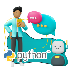 Умный чат-бот на Python - КИБЕРшкола программирования для детей, компьютерные курсы для школьников, начинающих и подростков - KIBERone г. Ейск