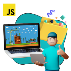 Программирование на JavaScript. Учимся создавать игры! - КИБЕРшкола программирования для детей, компьютерные курсы для школьников, начинающих и подростков - KIBERone г. Ейск