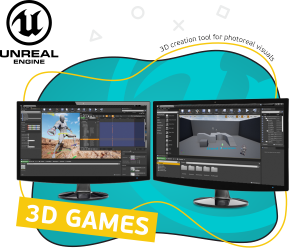 Unreal Engine 4. Игровой движок - Школа программирования для детей, компьютерные курсы для школьников, начинающих и подростков - KIBERone г. Ейск